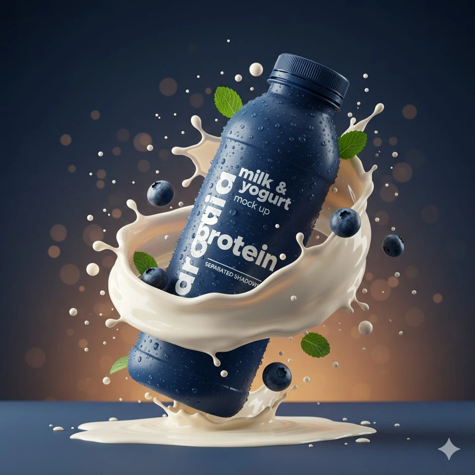 Nano Banana AI prompt example: Cinematic beverage campaign