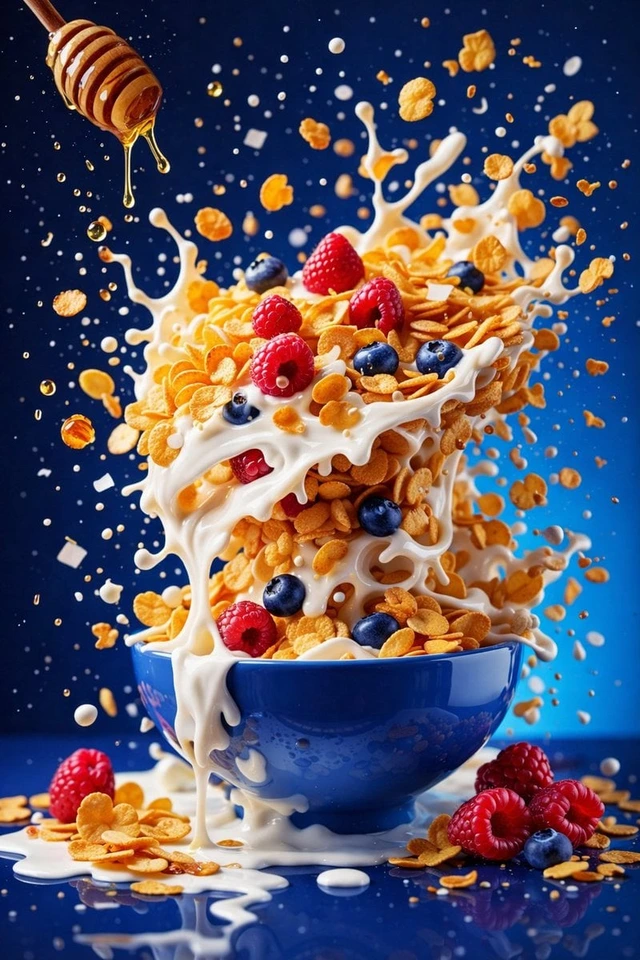 Nano Banana AI prompt example: Gourmet studio food scene